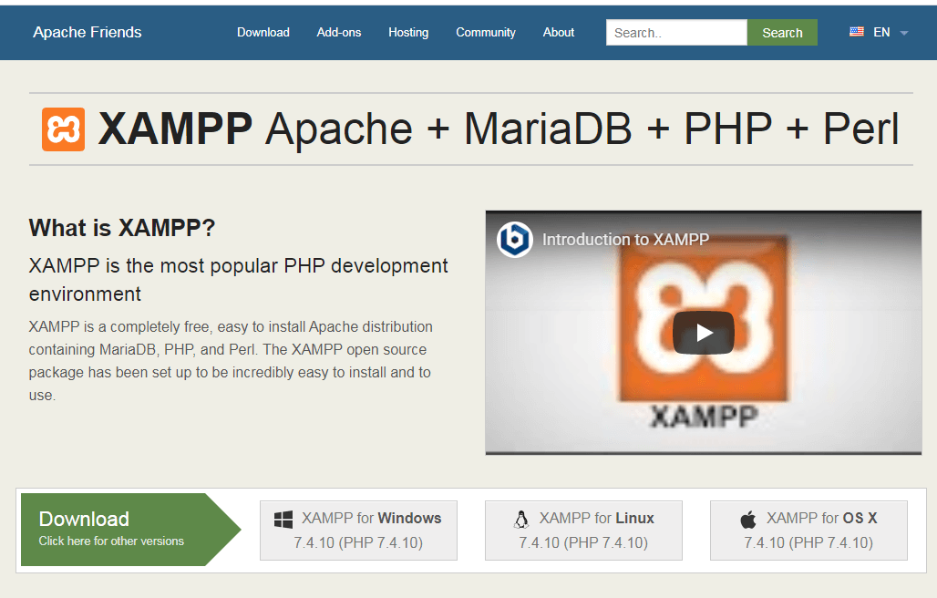 如何使用XAMPP搭建本地环境的WordPress网站