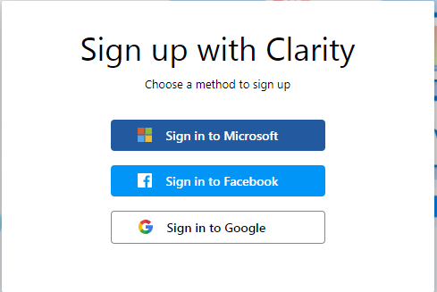 官网登录Microsoft Clarity