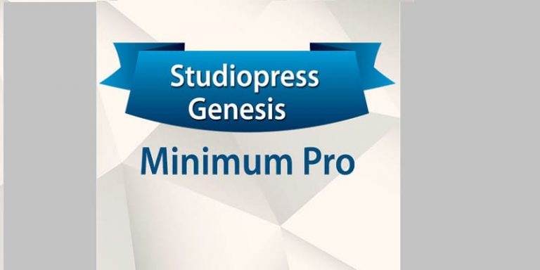 免费下载Genesis Framework多用途创意子主题Minimum Pro Genesis子主题