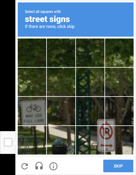 图像reCAPTCHA