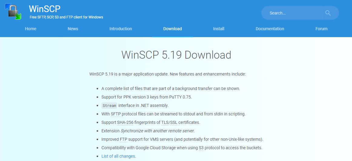 WinSCP-FTP客户端