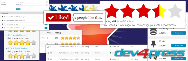 GD-Rating-System星级评分插件