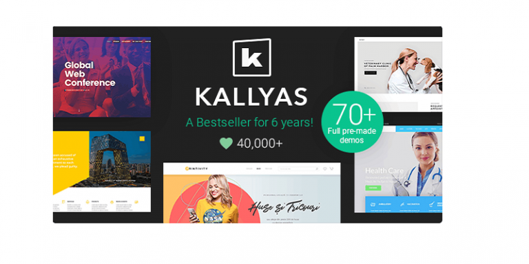 KALLYAS主题免费下载创意电子商务多用途WordPress主题.