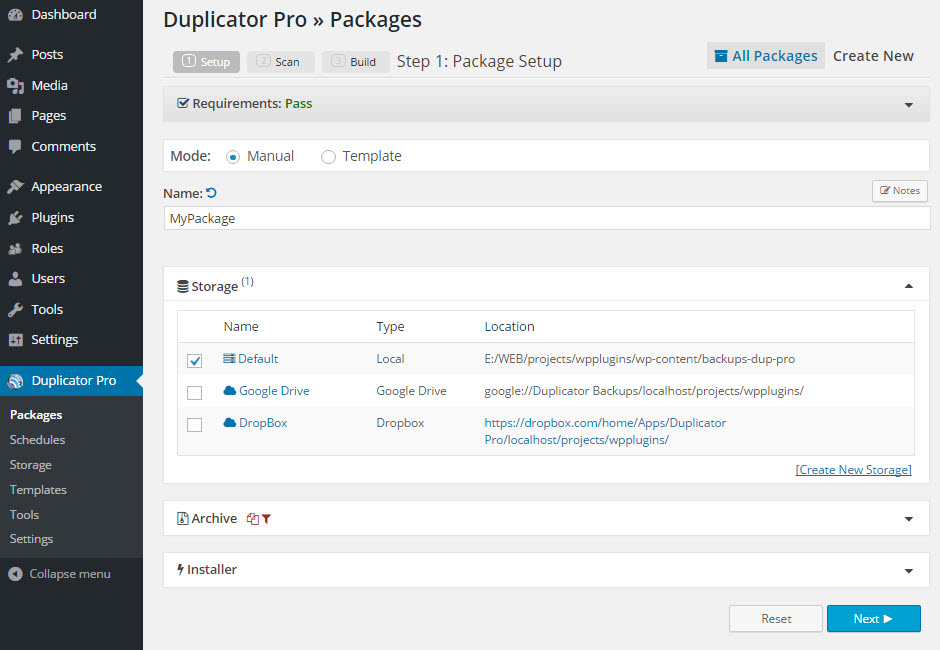 WordPress迁移备份插件Duplicator Pro插件功能