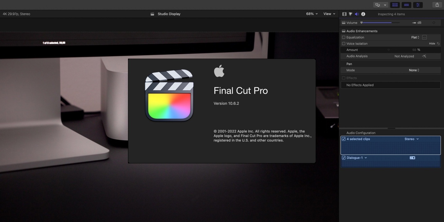 Final Cut Pro 10.6.2中文破解版Mac最的视频剪辑软件
