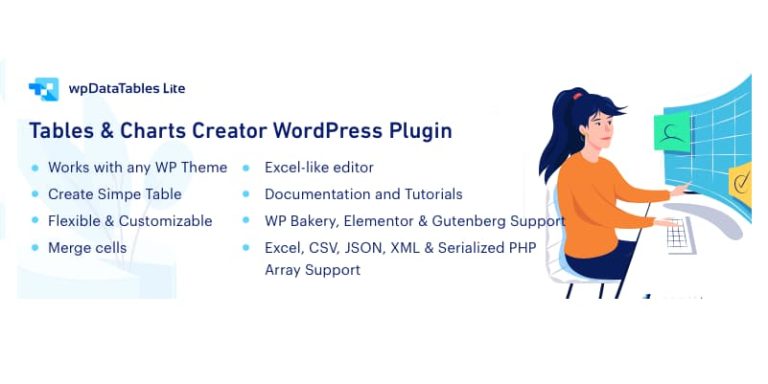 wpDataTables插件下载WordPress表格图表管理器插件