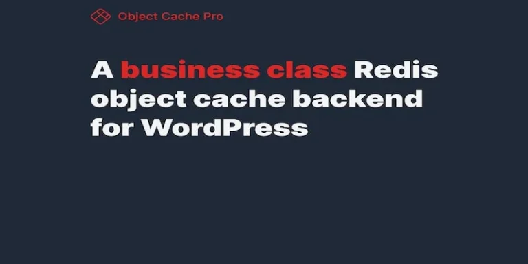 Redis Object Cache Pro插件下载WordPress对象缓存插件