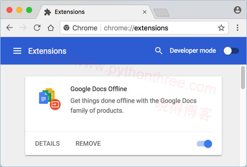 禁用Chrome扩展
