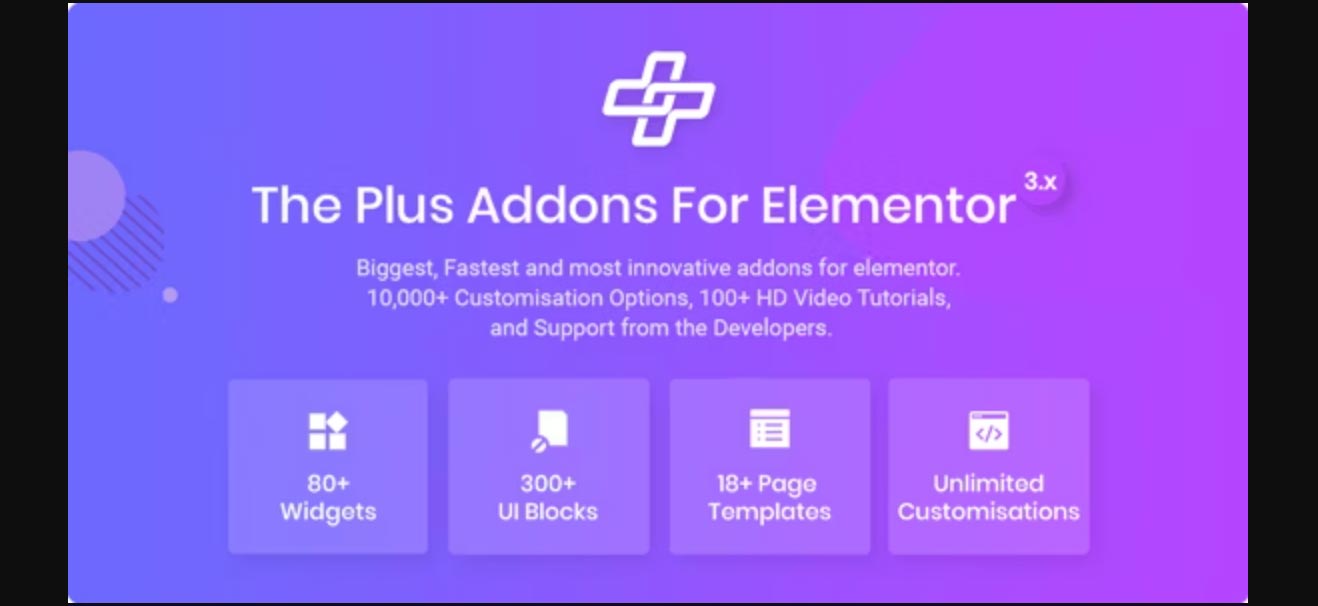The Plus Addon For Elementor插件Elementor扩展插件