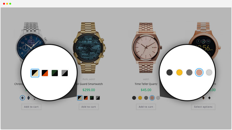 Variation Swatches For WooCommerce