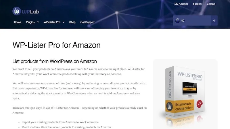 WP Lister Pro插件WooCommerce产品目录与亚马逊上库存集成主要功能