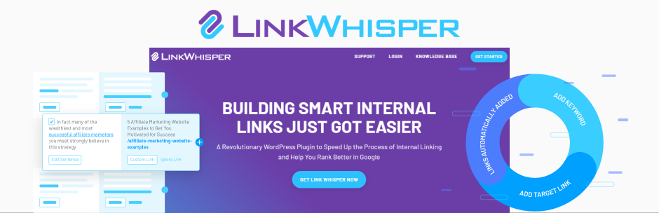 使用Link Whisper创建大量相关的内部链接