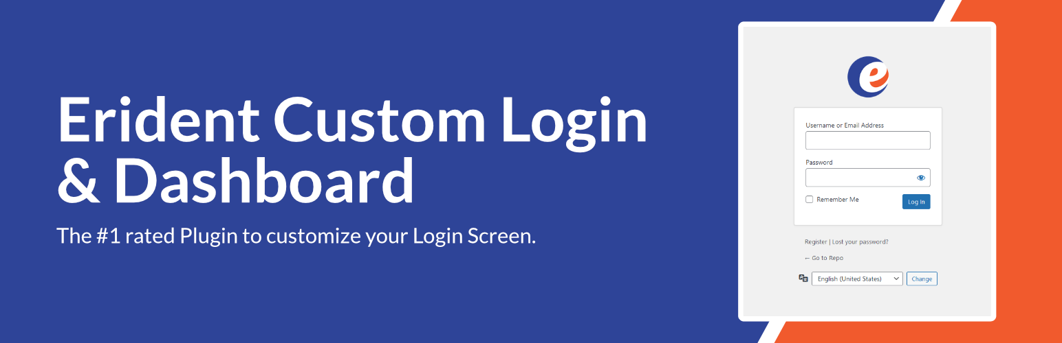 Erident Custom Login and Dashboard插件