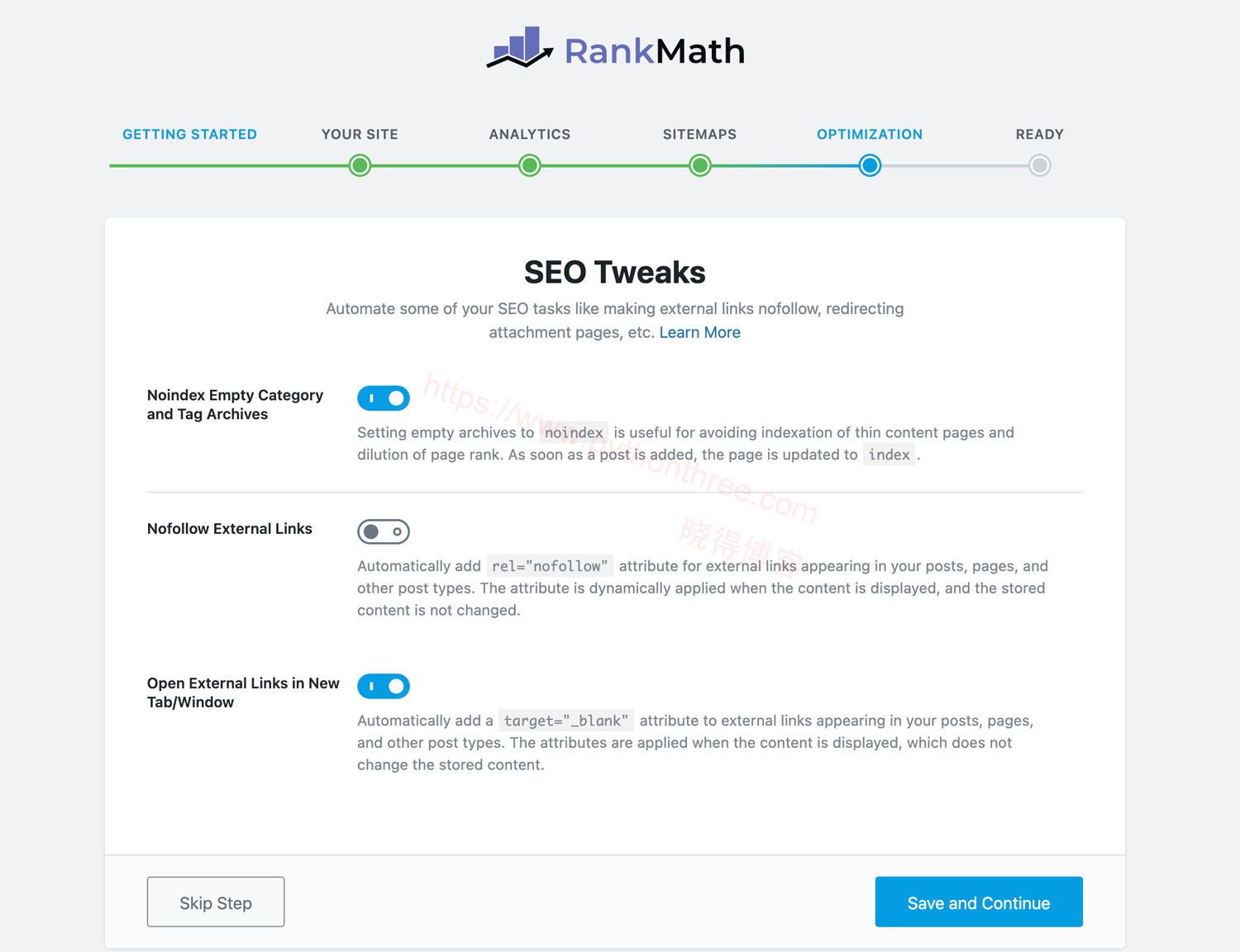 Rank Math SEO插件配置