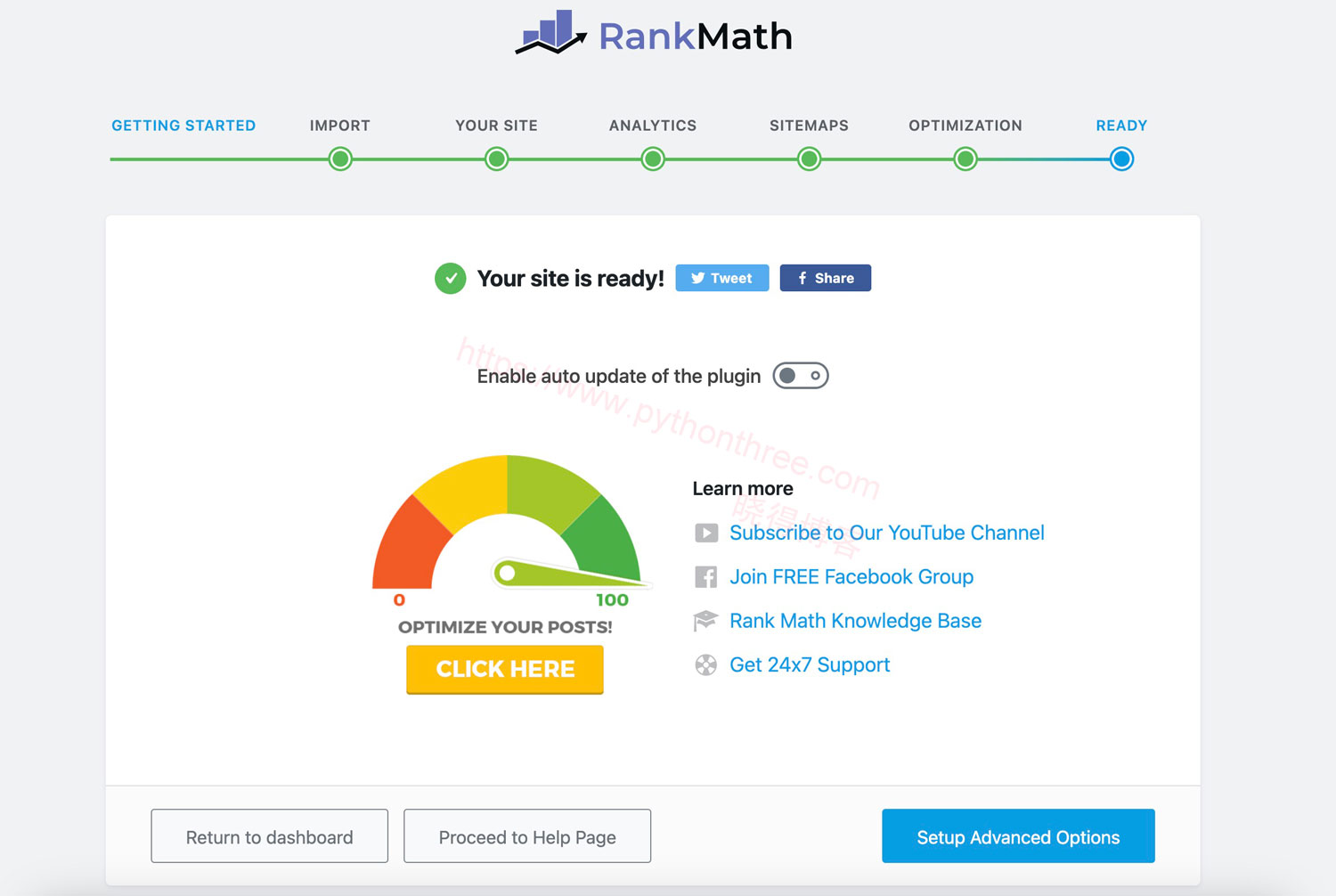 Rank Math SEO插件配置