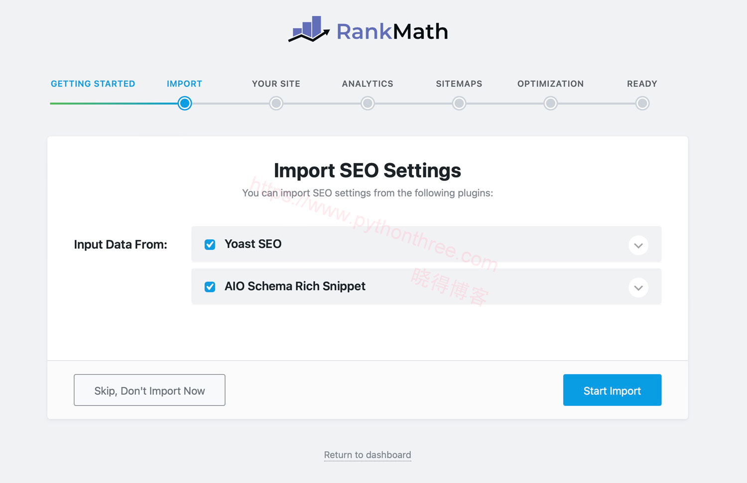 Rank Math Seo插件配置