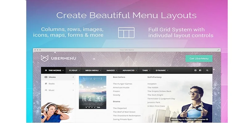 Wordpress Mega Menu超级菜单插件ubermenu