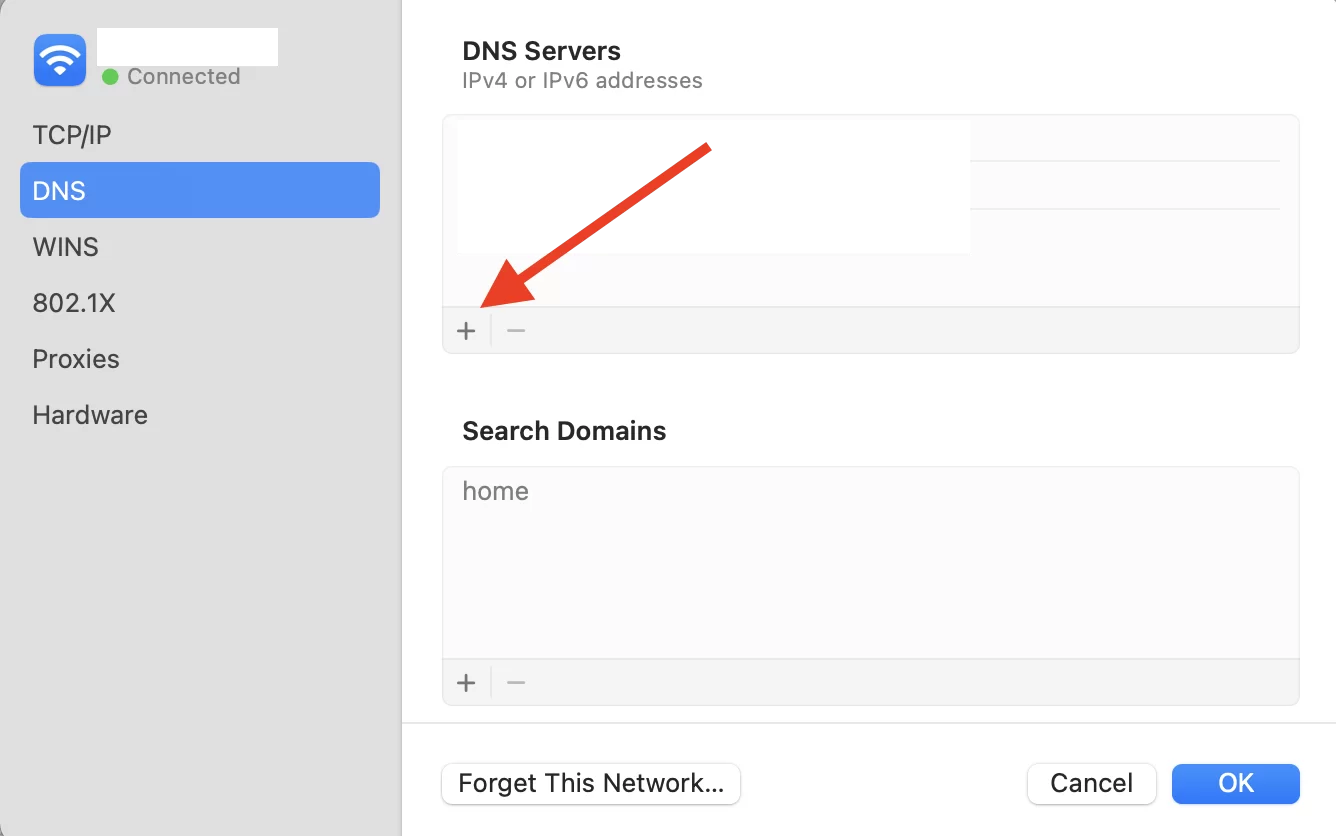1746247898 在 Mac 上更改 DNS 服务器